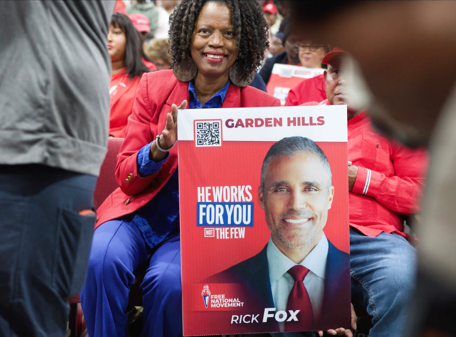 Rick Fox campaign team in Garden Hills